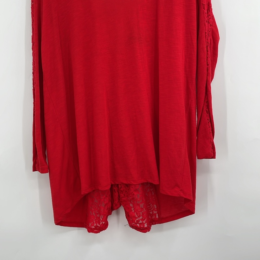 Torrid Red Knit Top - Picture 3 of 9